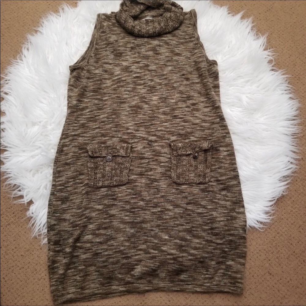 Calvin Klein Turtle neck mid dress
